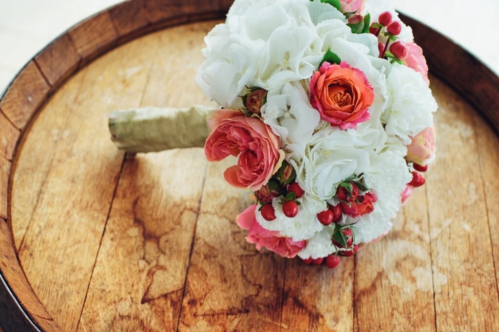 wedding, nature, bouquet